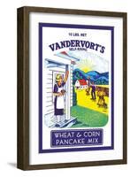 Vandervort's Wheat and Corn Pancake Mix-null-Framed Art Print