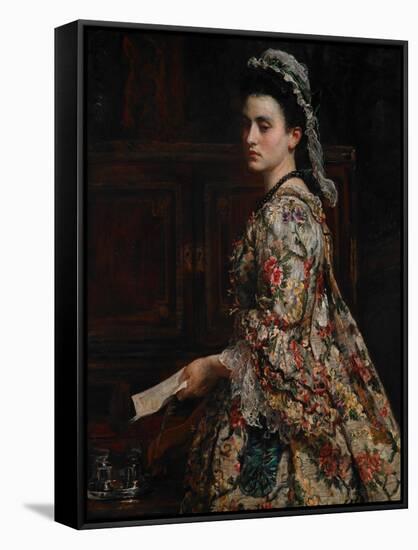 Vanessa, 1868-John Everett Millais-Framed Stretched Canvas