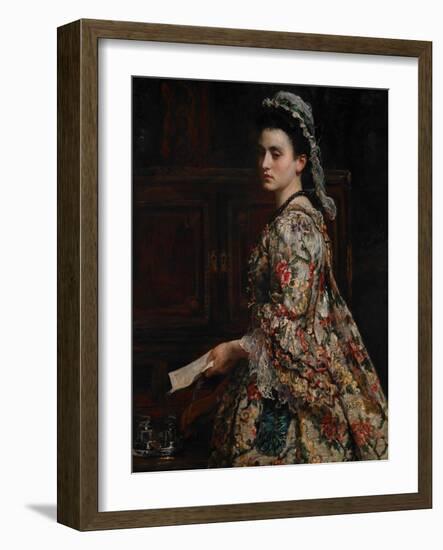 Vanessa, 1868-John Everett Millais-Framed Giclee Print
