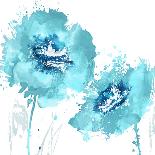 Flower Burst in Aqua II-Vanessa Austin-Art Print