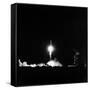 Vanguard Rocket with Satellite Making Successful Launching-Hank Walker-Framed Stretched Canvas