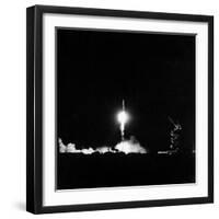 Vanguard Rocket with Satellite Making Successful Launching-Hank Walker-Framed Photographic Print