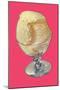 Vanilla Ice Cream-null-Mounted Art Print