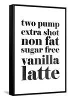 Vanilla Latte-null-Framed Stretched Canvas