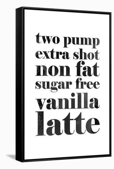 Vanilla Latte-null-Framed Stretched Canvas