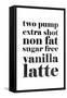 Vanilla Latte-null-Framed Stretched Canvas