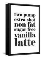 Vanilla Latte-null-Framed Stretched Canvas