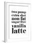 Vanilla Latte-null-Framed Art Print