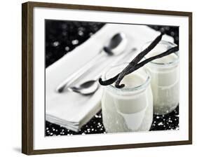 Vanilla yogurt - Foods-Philippe Hugonnard-Framed Photographic Print