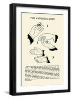 Vanishing Coin-null-Framed Art Print