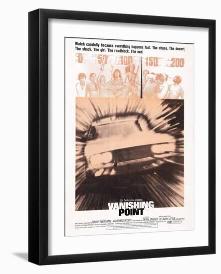 Vanishing Point, 1971-null-Framed Art Print