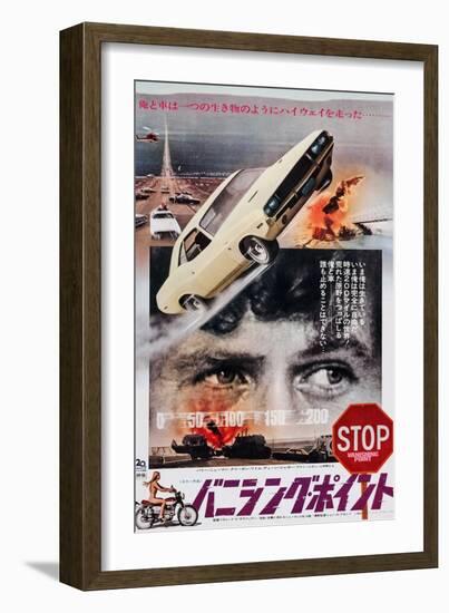 Vanishing Point, Japanese Poster Art, Barry Newman, 1971-null-Framed Art Print