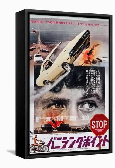 Vanishing Point, Japanese Poster Art, Barry Newman, 1971-null-Framed Stretched Canvas
