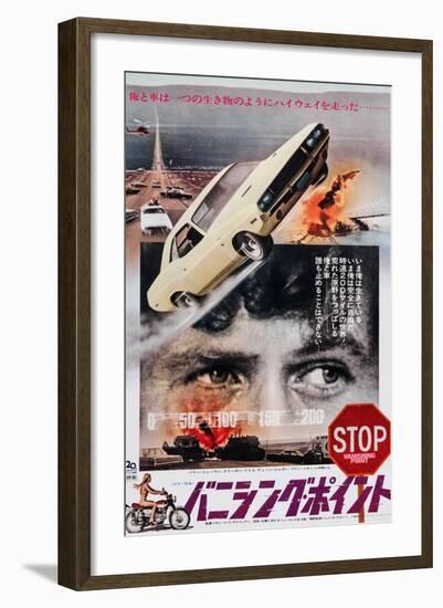 Vanishing Point, Japanese Poster Art, Barry Newman, 1971-null-Framed Art Print