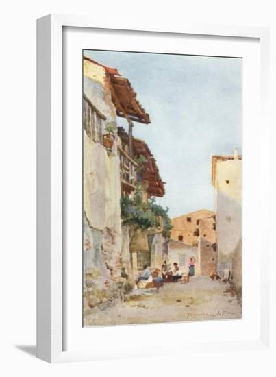 Vanishing Taormina-Alberto Pisa-Framed Giclee Print