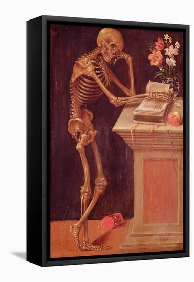 Vanitas, 1543-Hans Holbein the Younger-Framed Stretched Canvas