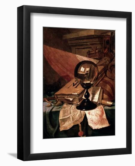 Vanitas, 17th Century-Vincent Laurentz van der Vinne-Framed Premium Giclee Print