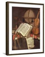 Vanitas, (An Allegorical Still-Life)-Edwaert Colyer or Collier-Framed Giclee Print