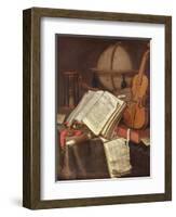 Vanitas, (An Allegorical Still-Life)-Edwaert Colyer or Collier-Framed Giclee Print