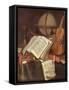 Vanitas, (An Allegorical Still-Life)-Edwaert Colyer or Collier-Framed Stretched Canvas