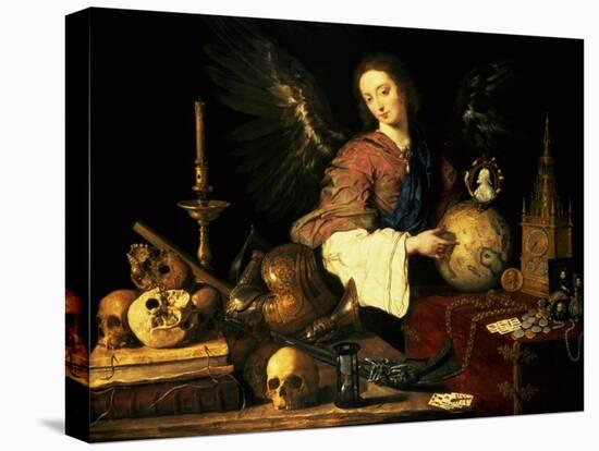 Vanitas, circa 1634-Antonio Pereda y Salgado-Stretched Canvas