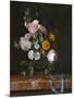 Vanitas Flower Still Life, c.1656-1657-Willem van Aelst-Mounted Giclee Print