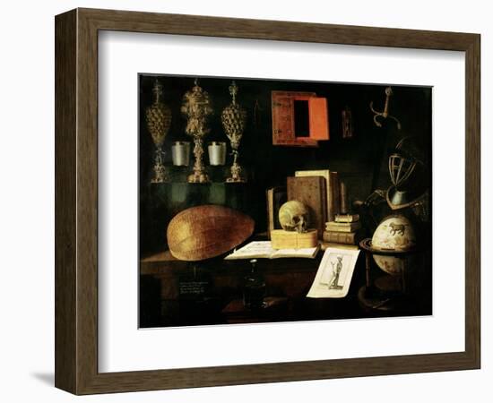 Vanitas Still Life, 1641-Sebastian Stoskopff-Framed Giclee Print