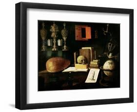 Vanitas Still Life, 1641-Sebastian Stoskopff-Framed Giclee Print