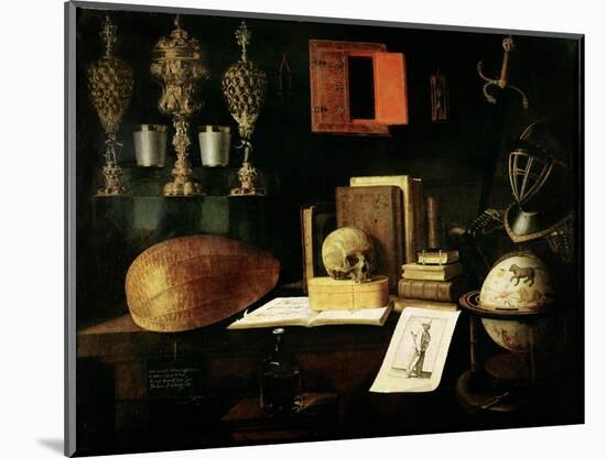 Vanitas Still Life, 1641-Sebastian Stoskopff-Mounted Giclee Print