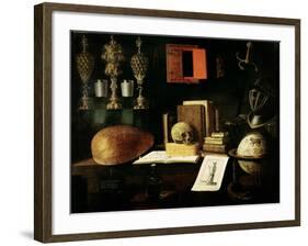 Vanitas Still Life, 1641-Sebastian Stoskopff-Framed Giclee Print