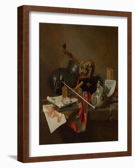 Vanitas Still Life, 1648-Jan Jansz Treck-Framed Giclee Print