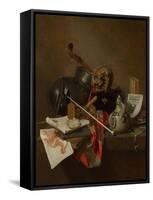 Vanitas Still Life, 1648-Jan Jansz Treck-Framed Stretched Canvas