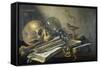 Vanitas Still Life , 1656-Pieter Claesz-Framed Stretched Canvas