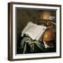 Vanitas Still Life, 17Th-18Th Century (Oil on Canvas)-Edwaert Colyer or Collier-Framed Giclee Print