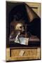 Vanitas Still Life, 17Th Century (Oil on Canvas)-Cornelis Norbertus Gysbrechts-Mounted Giclee Print