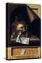 Vanitas Still Life, 17Th Century (Oil on Canvas)-Cornelis Norbertus Gysbrechts-Stretched Canvas