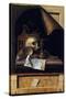 Vanitas Still Life, 17Th Century (Oil on Canvas)-Cornelis Norbertus Gysbrechts-Stretched Canvas