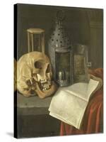 Vanitas Still Life, B. Schaak.-B. Schaak-Stretched Canvas