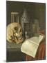 Vanitas Still Life, B. Schaak.-B. Schaak-Mounted Art Print