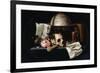 Vanitas Still Life, C.1655 (Oil on Oak Panel)-Johannes Borman-Framed Giclee Print