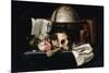 Vanitas Still Life, C.1655 (Oil on Oak Panel)-Johannes Borman-Mounted Giclee Print