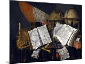 Vanitas Still Life Par Edwaert Collier (1642-1708), 1662 - Oil on Canvas, 98X129,7 - Private Collec-Edwaert Colyer or Collier-Mounted Giclee Print