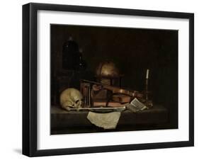 Vanitas Still Life, Stevers.-Stevers-Framed Art Print