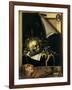 Vanitas (Still Life - Trompe L'Oeil) 1664-Cornelis Norbertus Gysbrechts-Framed Giclee Print