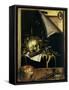 Vanitas (Still Life - Trompe L'Oeil) 1664-Cornelis Norbertus Gysbrechts-Framed Stretched Canvas