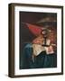 Vanitas Still Life with the Artist at His Easel Reflected in a Crystal Ball-Vincent Laurensz van der Vinne-Framed Giclee Print