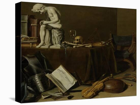 Vanitas Still Life with the Spinario-Pieter Claesz-Stretched Canvas