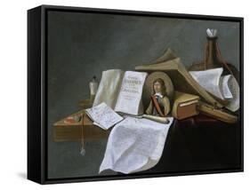 Vanitas Still-Life-Pietro da Cortona-Framed Stretched Canvas