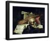 Vanitas Still Life-N.L. Peschier-Framed Art Print