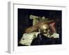 Vanitas Still Life-N.L. Peschier-Framed Art Print